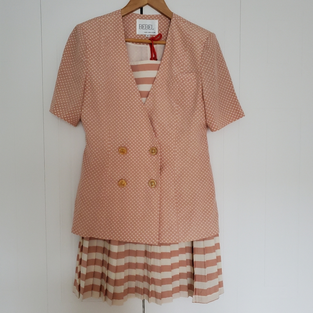 Vintage skirt suit set - Picture 2 of 2